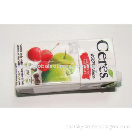 Beverage Box-shaped Thumb Drive, Made of Soft PVC Material, OEM Orders are Welcome